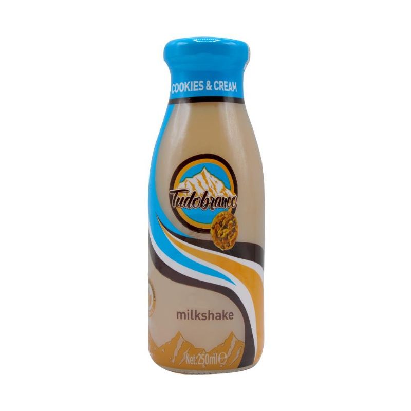 Tudobranco Cream And Cookie Flavored Milkshake 250 Ml