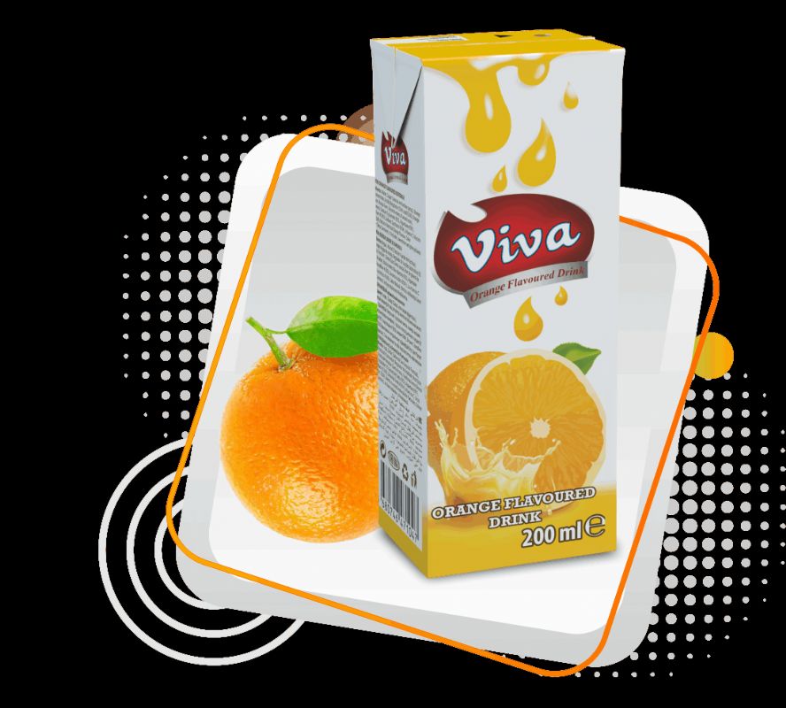 Viva Orange Flavored Drink 200ml*27
