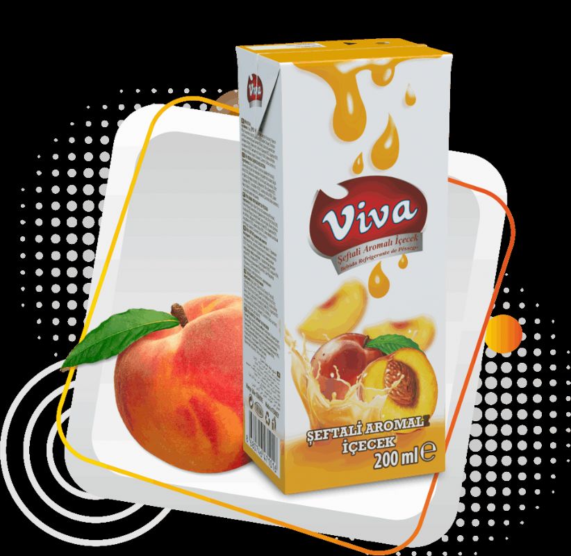 Viva Peach Flavored Drink 200ml*27