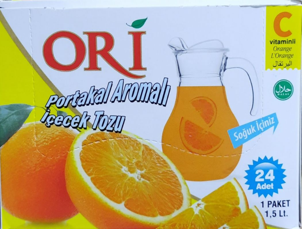 ORI PORTAKAL AROMALI TOZ İÇECEK